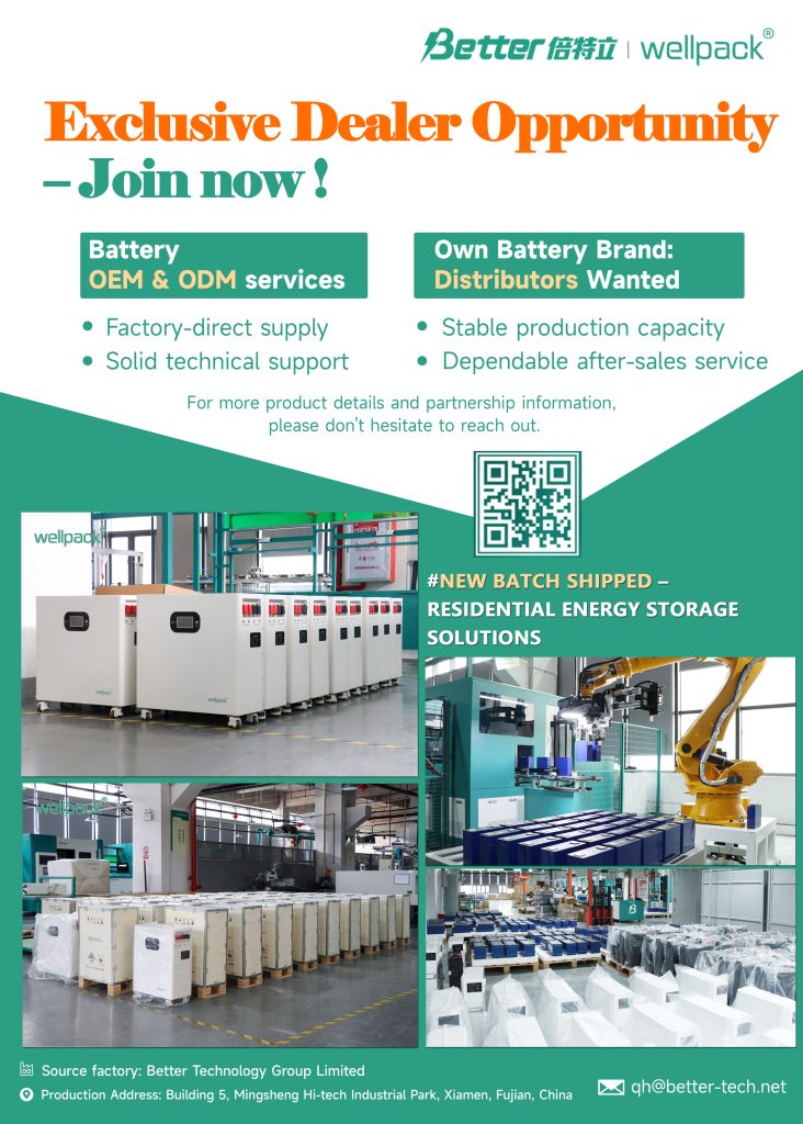 Factory direct support, global partners opportunity| Better Tech Group — looking for worldwide distributors for home energy storage(images 1)